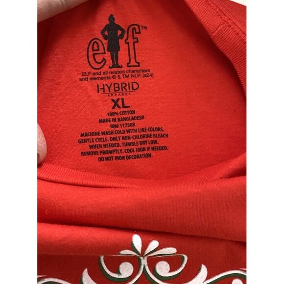 Elf “Son Of A Nutcracker” Red Unisex T Shirt Size XL CHRISTMAS - Picture 6 of 7